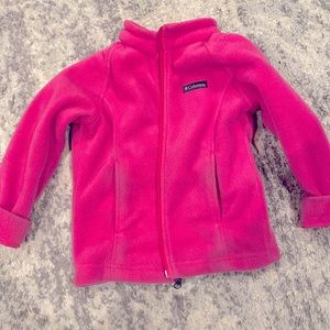 4T Columbia Pink Fleece Jacket